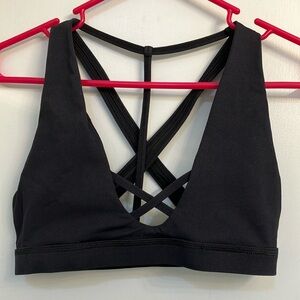 BuffBunny Black Strappy Women's Bralette